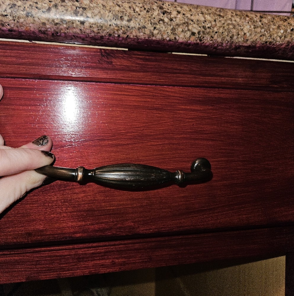 Chic Bronze Metal Cabinet Drawer Pull Handles